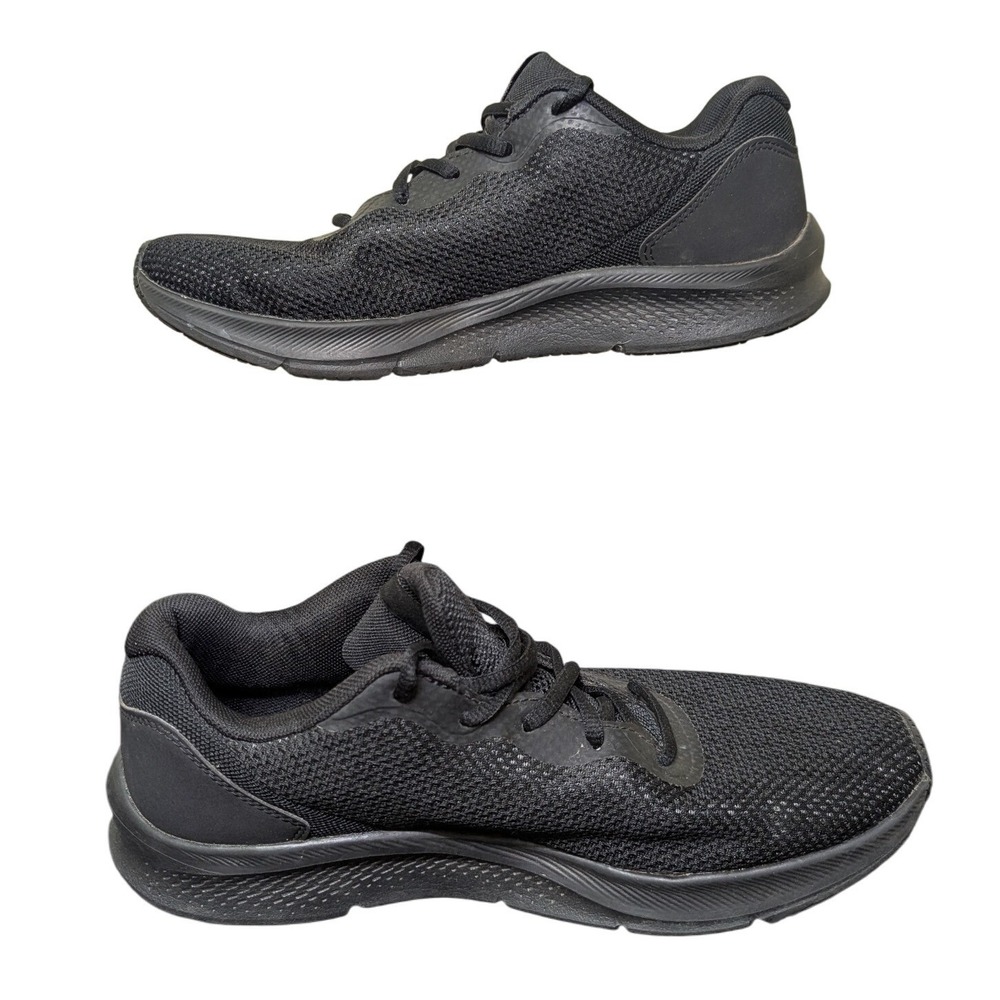 Under Armour Shadow Black Men's Size 10  Lace Up Running Athletic Sneakers